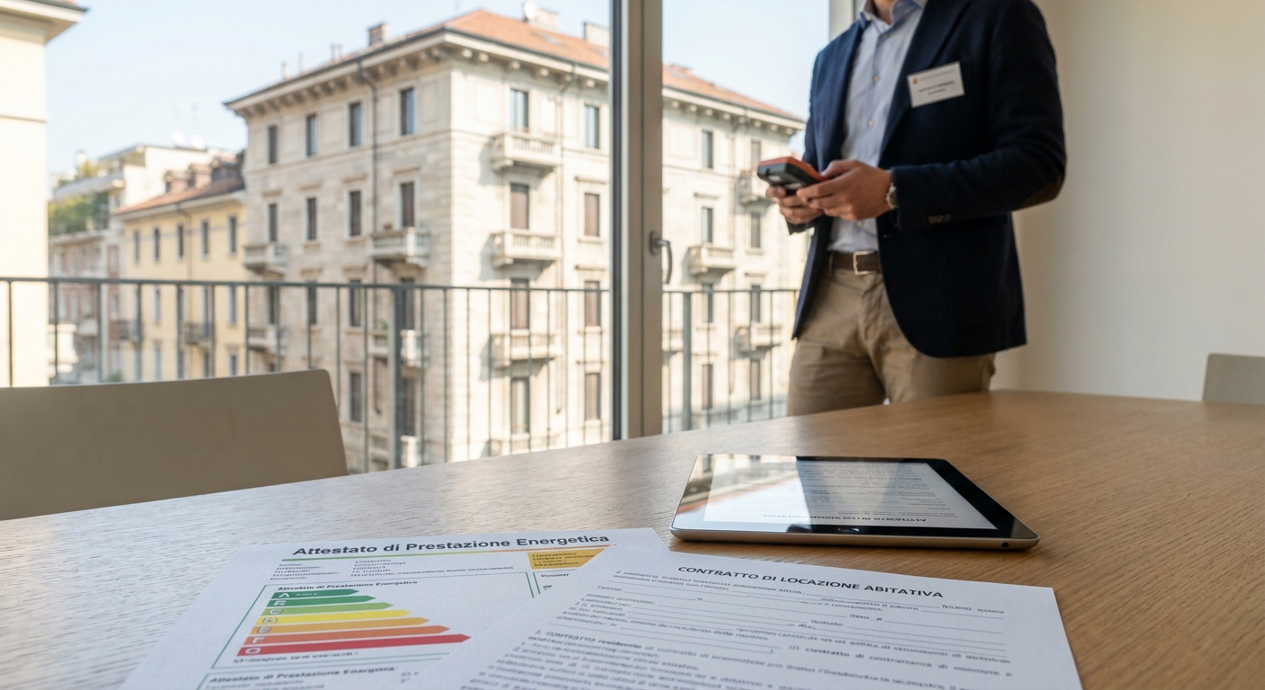 italian energy performance certificate residential lease contract