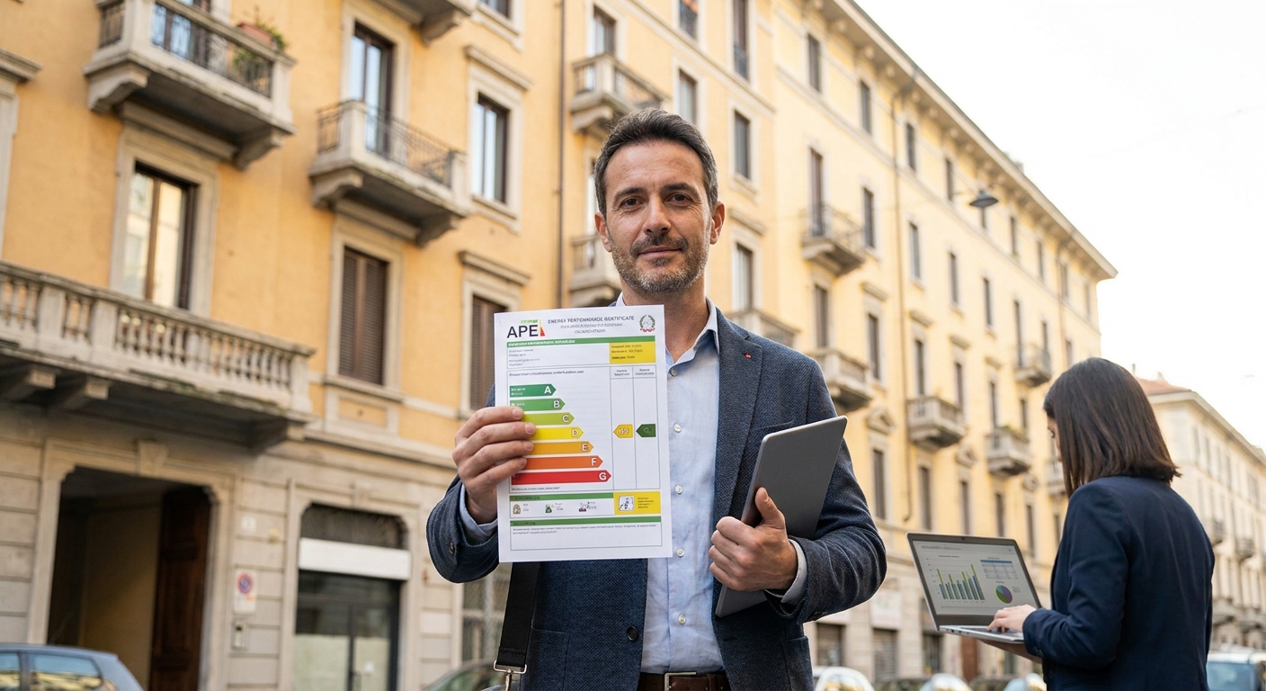 italian energy certificate APE document building