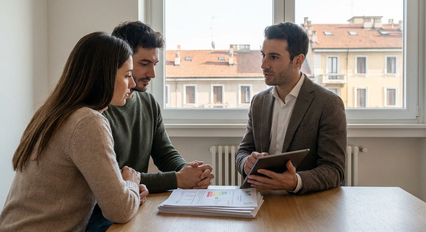 italian energy certificate APE Milano apartment